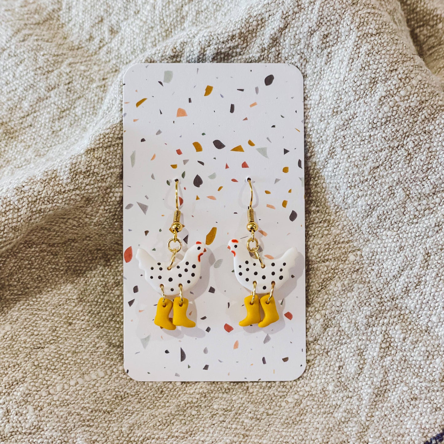 Assorted Pack: Chickens with Boots Earrings