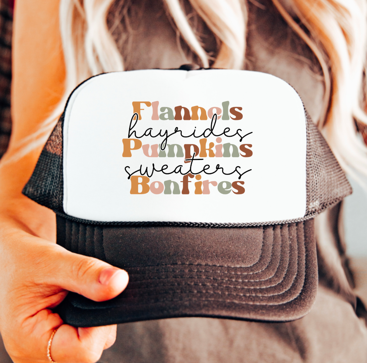 Fall Things Trucker Hat