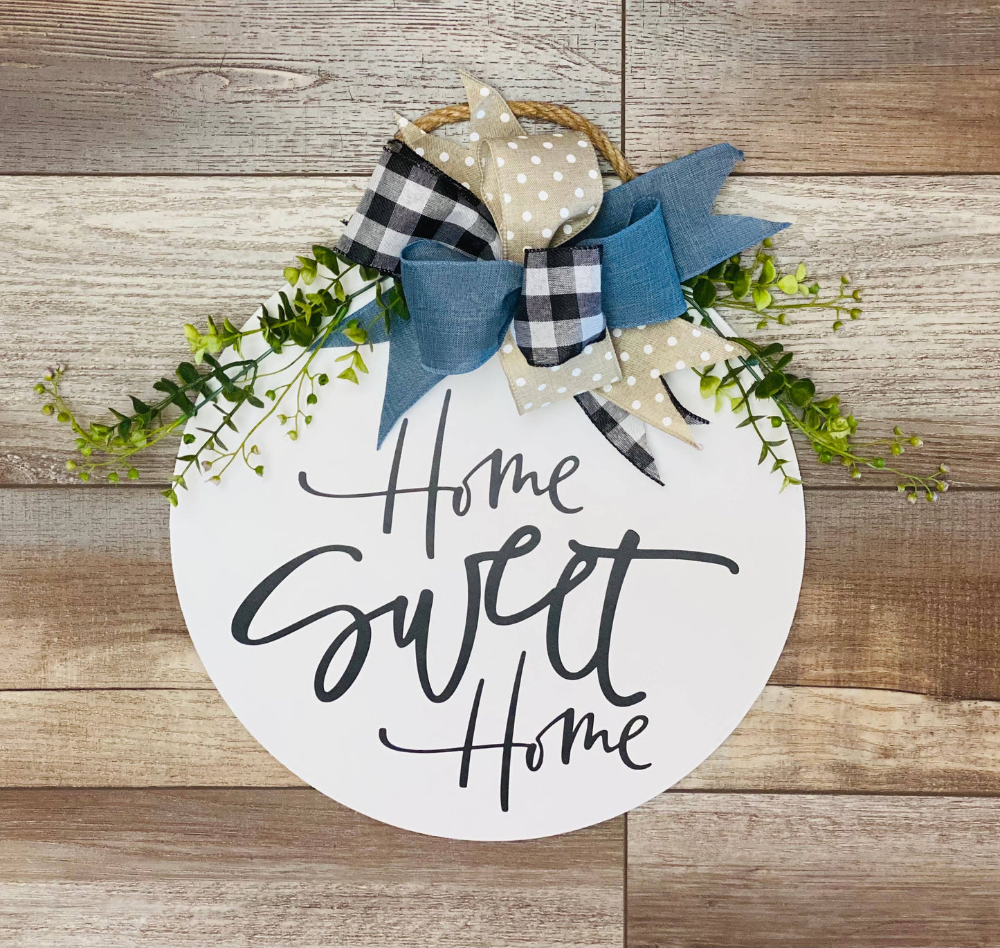 Home Sweet Home Door Hanger Sign