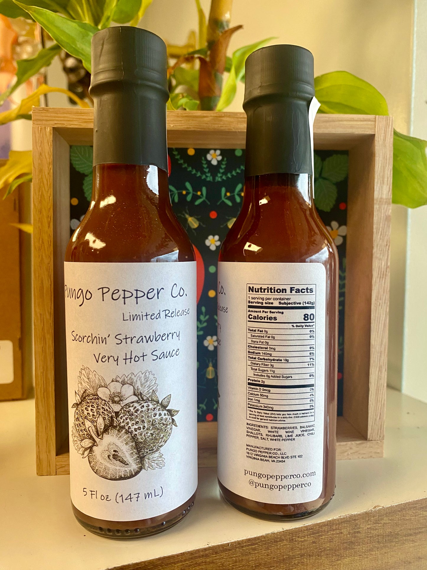 Pungo Pepper Sauce - Scorching Strawberry 🌶️🌶️🌶️🌶️🌶️ 