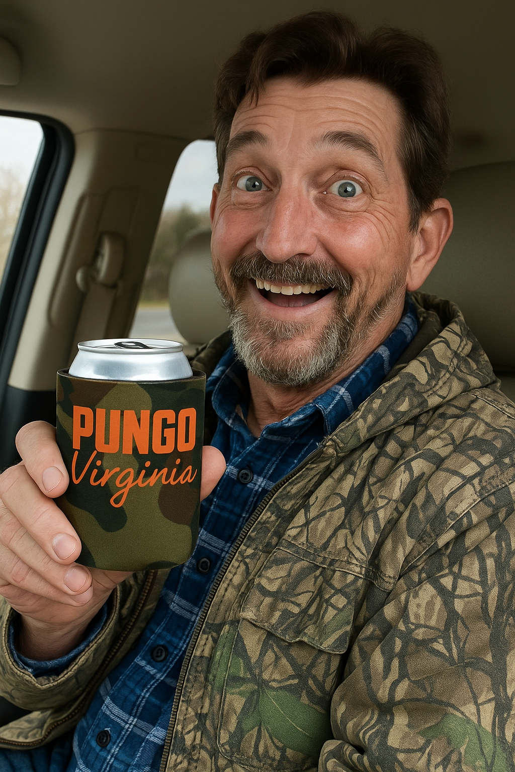 š§”Camo Pungo Virginia Koozie / Can Sleeveš¦