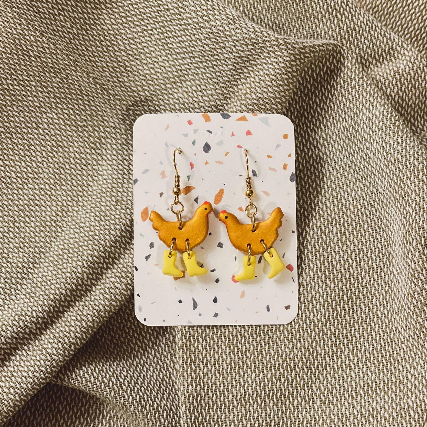Assorted Pack: Chickens with Boots Earrings