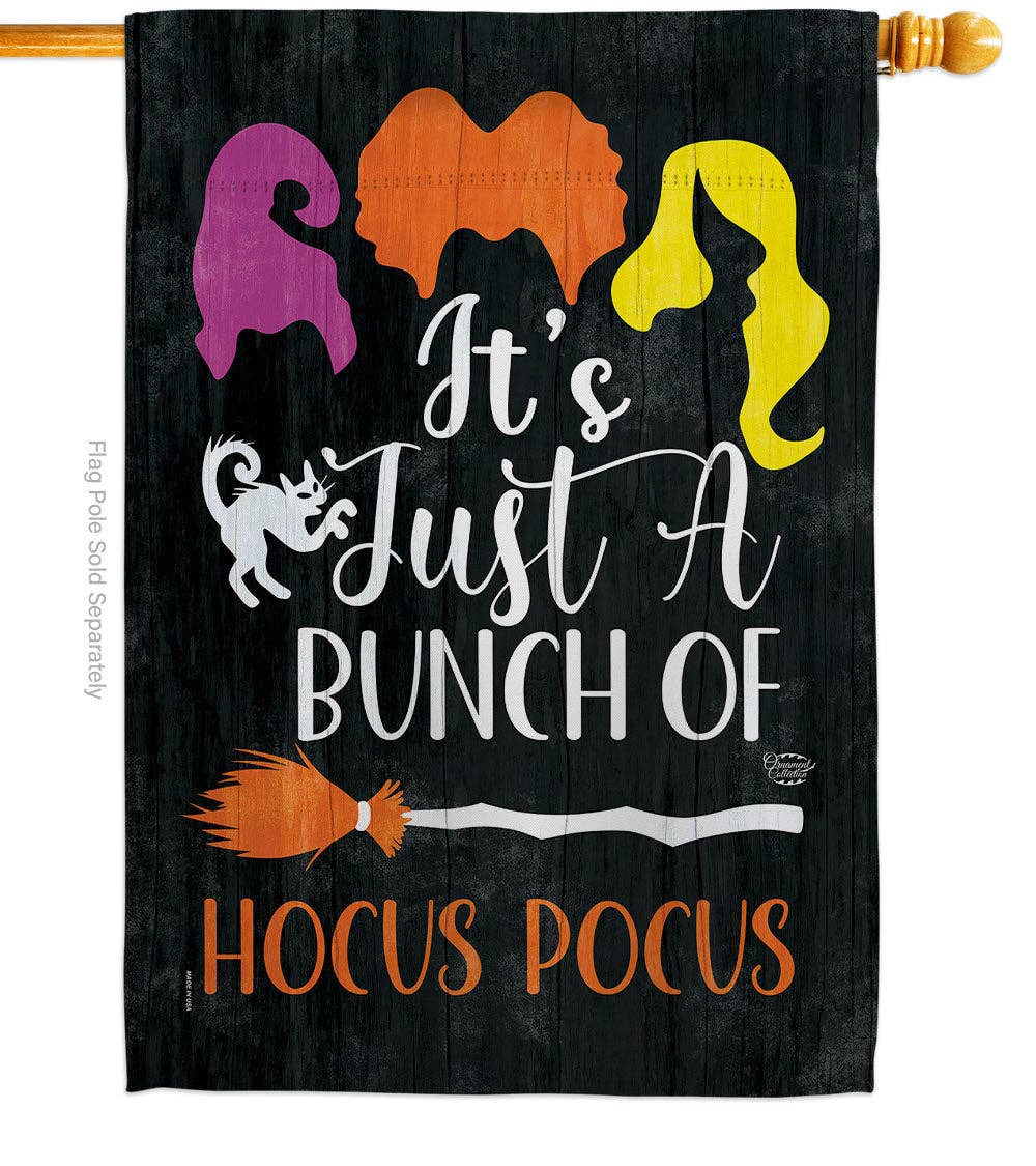Flag Bunch Hocus Pocus Halloween Witches Garden House