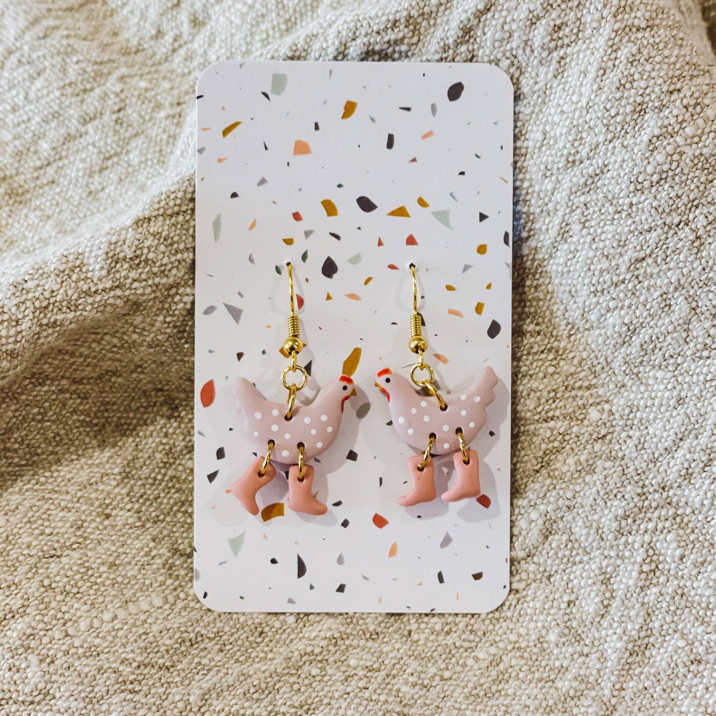 Assorted Pack: Chickens with Boots Earrings