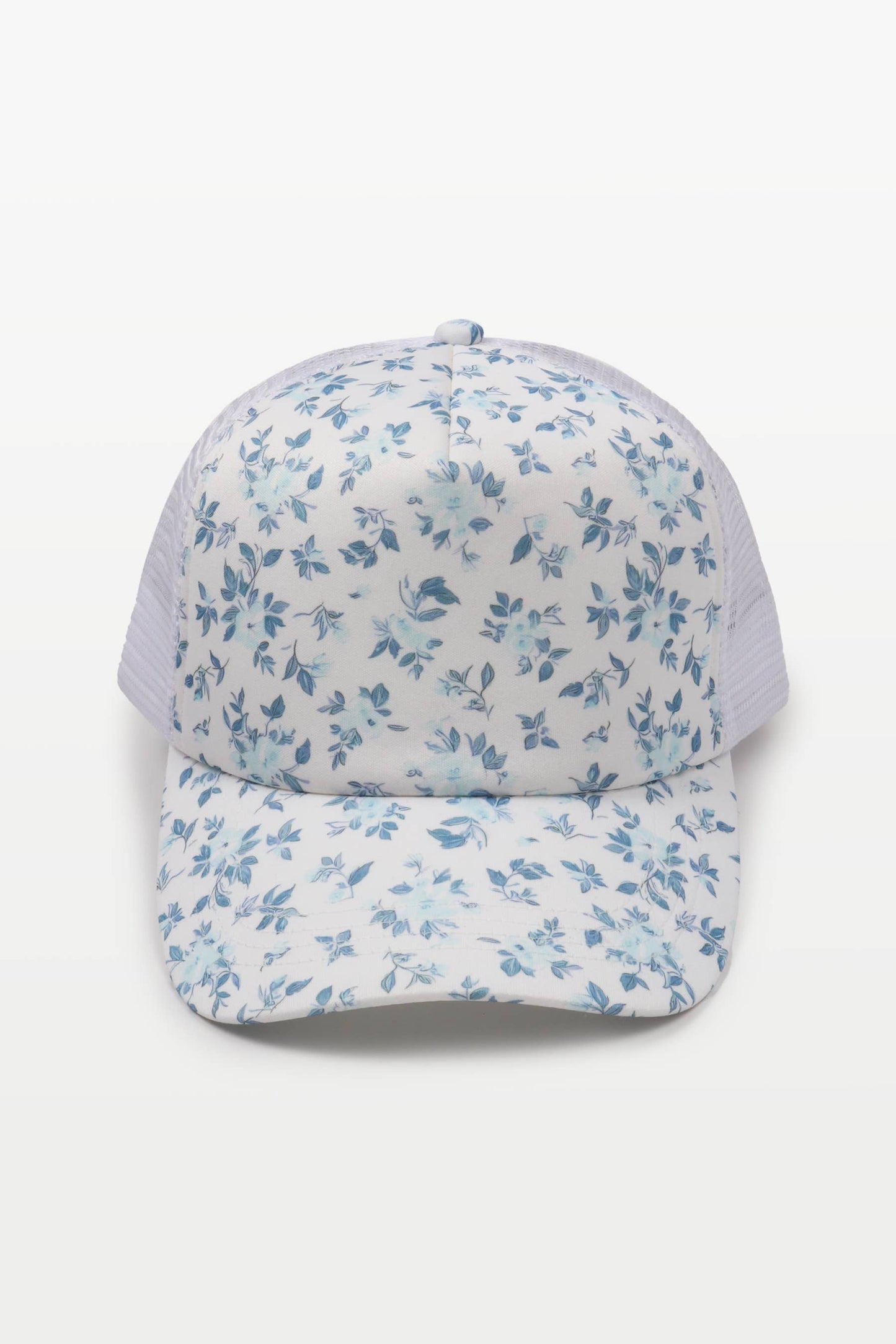 FLORAL PRINT FOAM TRUCKER HAT
