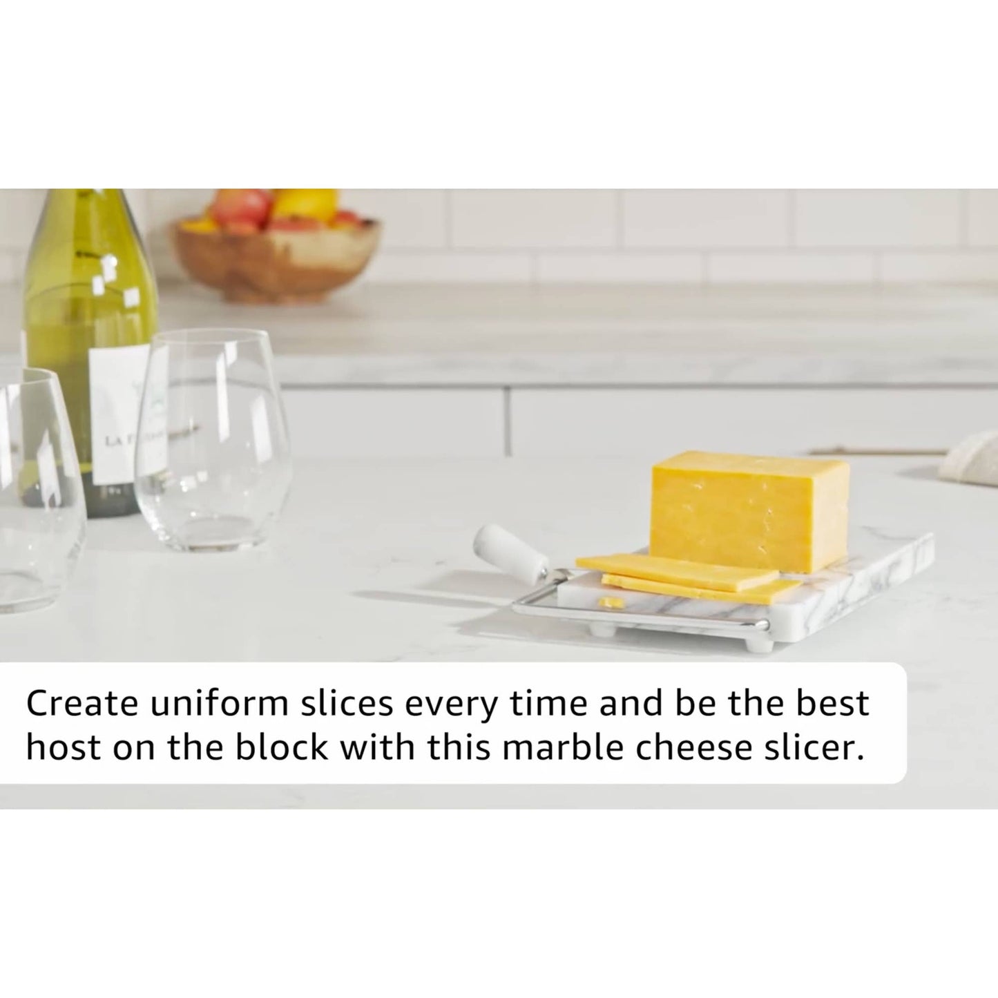 Fox Run Marble Cheese Slicer, 2 Replacement Wires, 8" x 5"