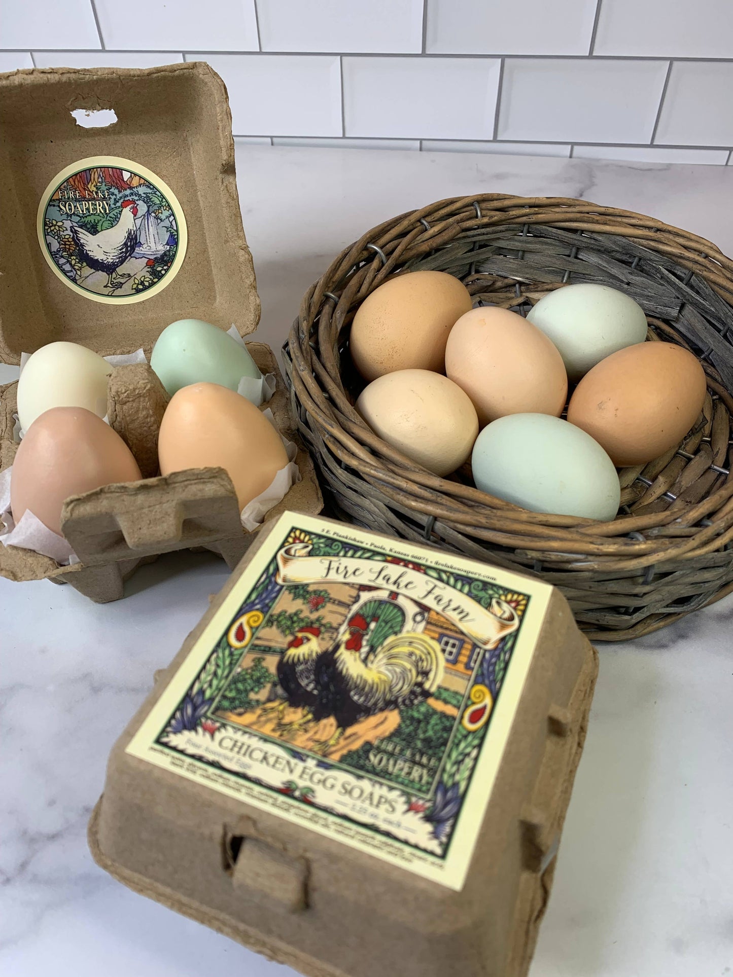 Fire Lake Farm Chicken Eggs Soap
