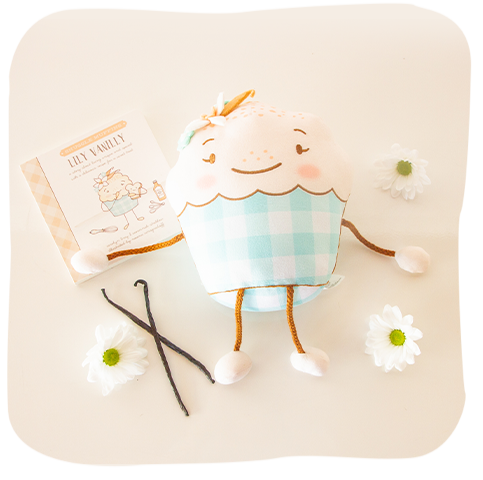 Snuggle Muffins:Lily Vanilly Book + Toy Set