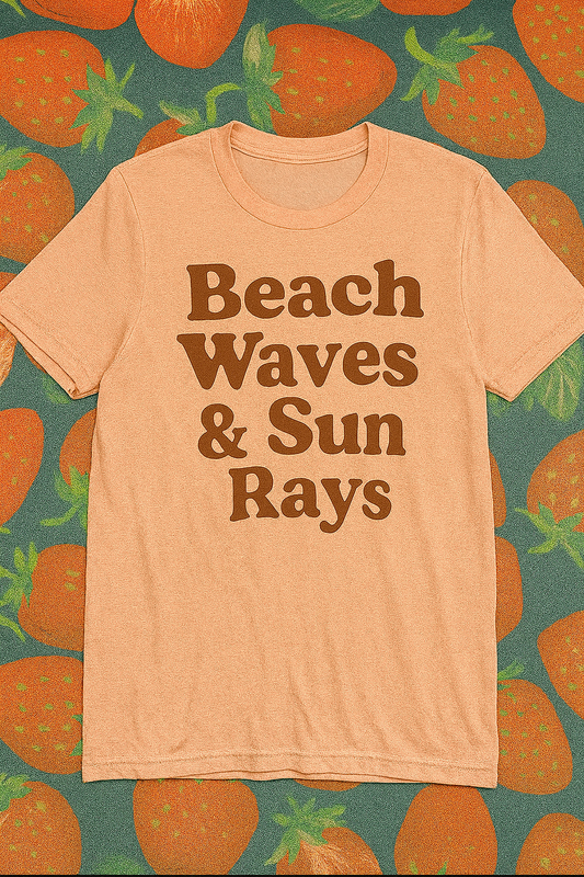 Beach Waves & Sun Rays