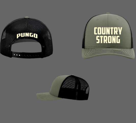 Country Strong Trucker Hat (Pungo, VA) - Oden/Black