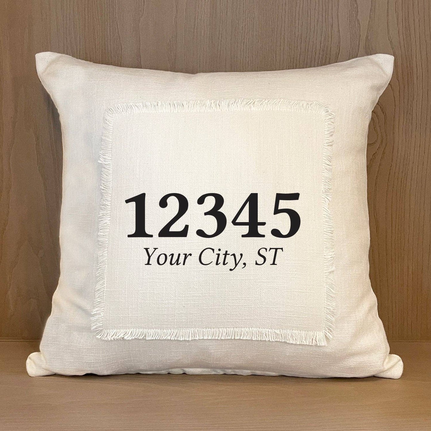23457 Virginia Beach Natural or Grey Pillow Cover & Insert
