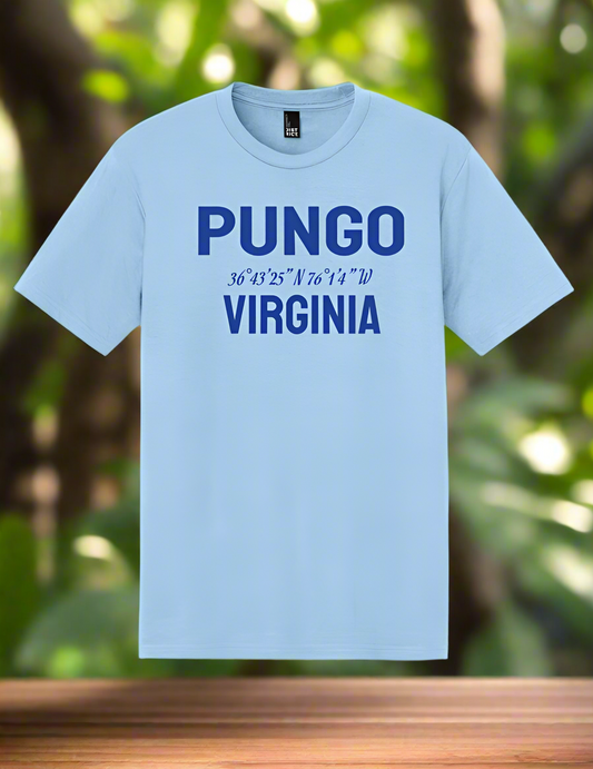 Pungo Coordinates T-Shirt – Tailgate Edition