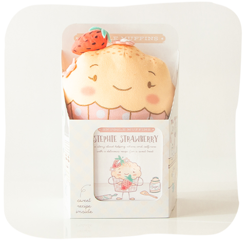 Snuggle Muffins: Stephie Strawberry Book + Toy Set