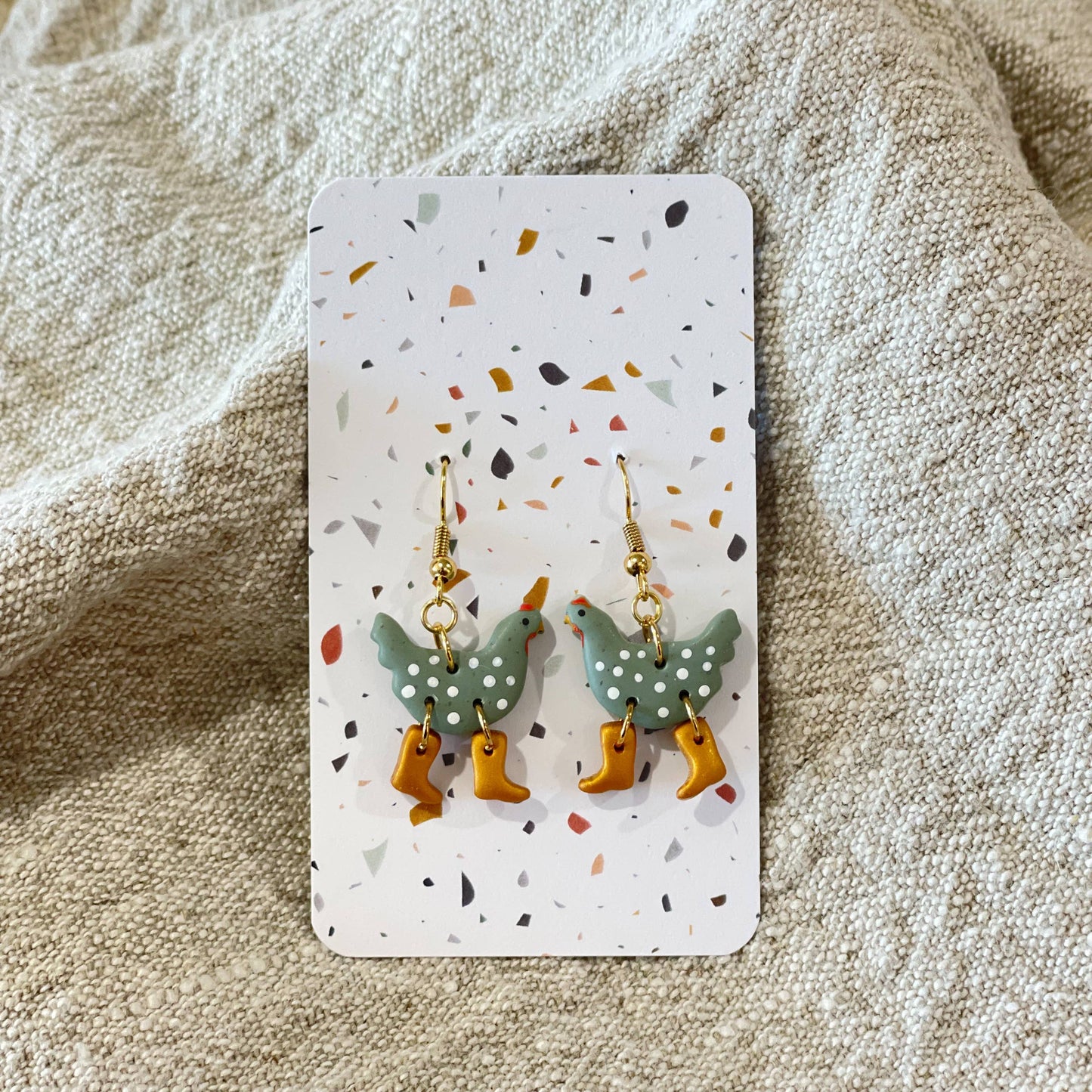 Assorted Pack: Chickens with Boots Earrings
