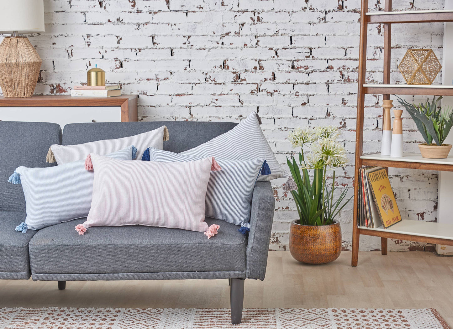 Bree Woven Throw Pillow Decor Decoration Throw