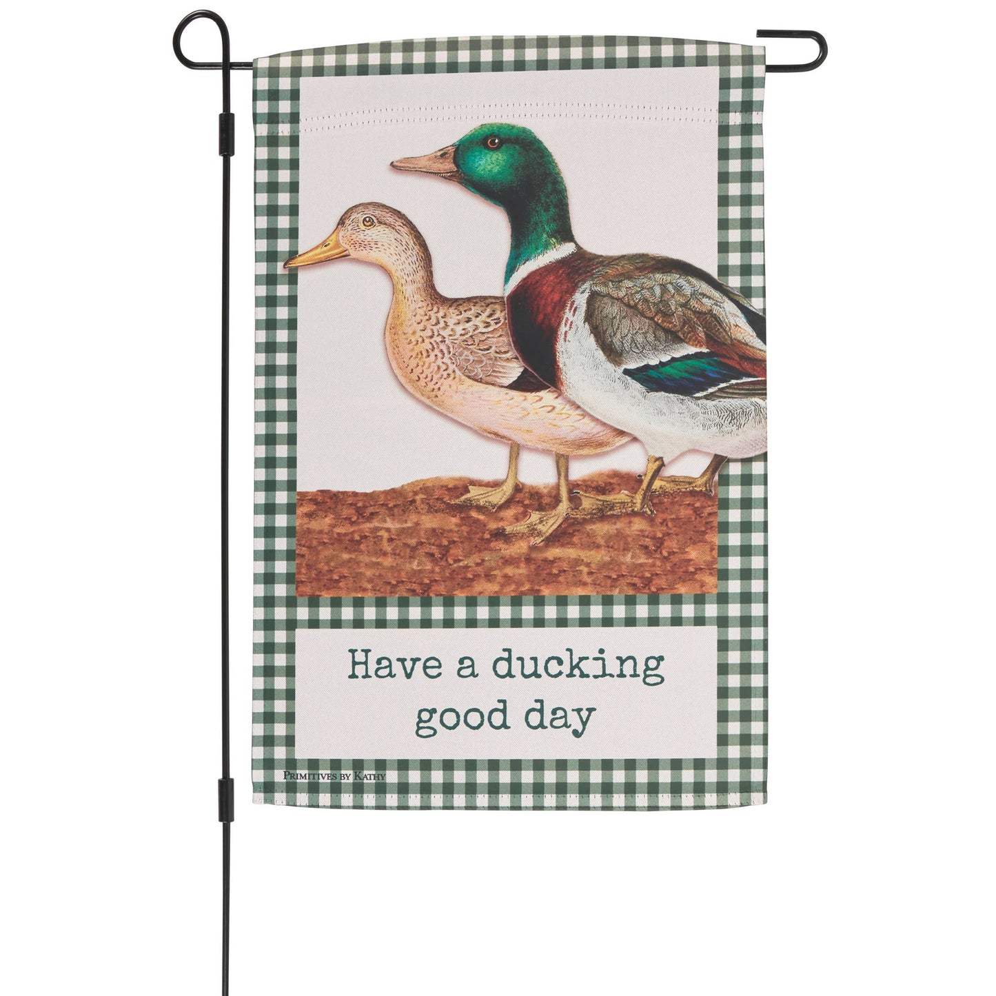 A Ducking Good Day Garden Flag