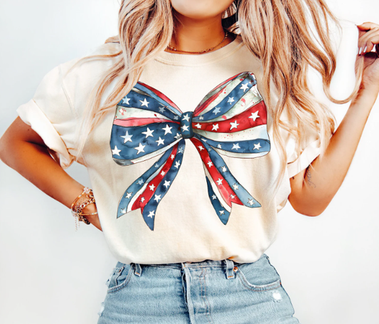 Coquette American Girl 4th of July Shirt