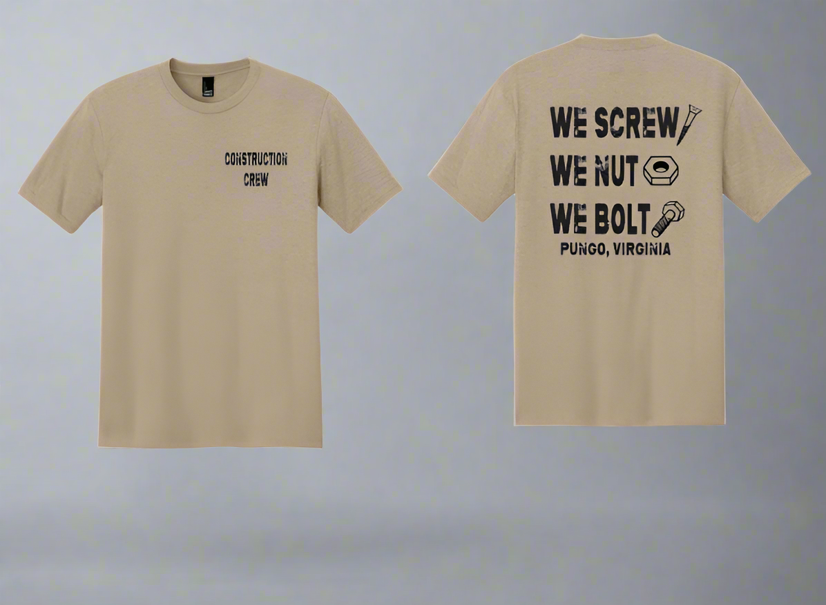 Construction Crew T-Shirt - Pungo, Virginia