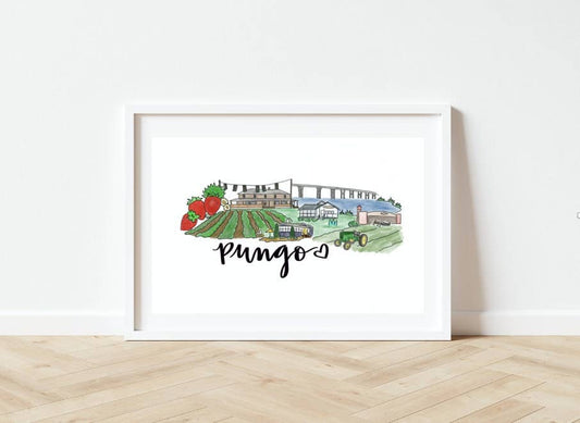 Pungo Virgnina Skyline Print