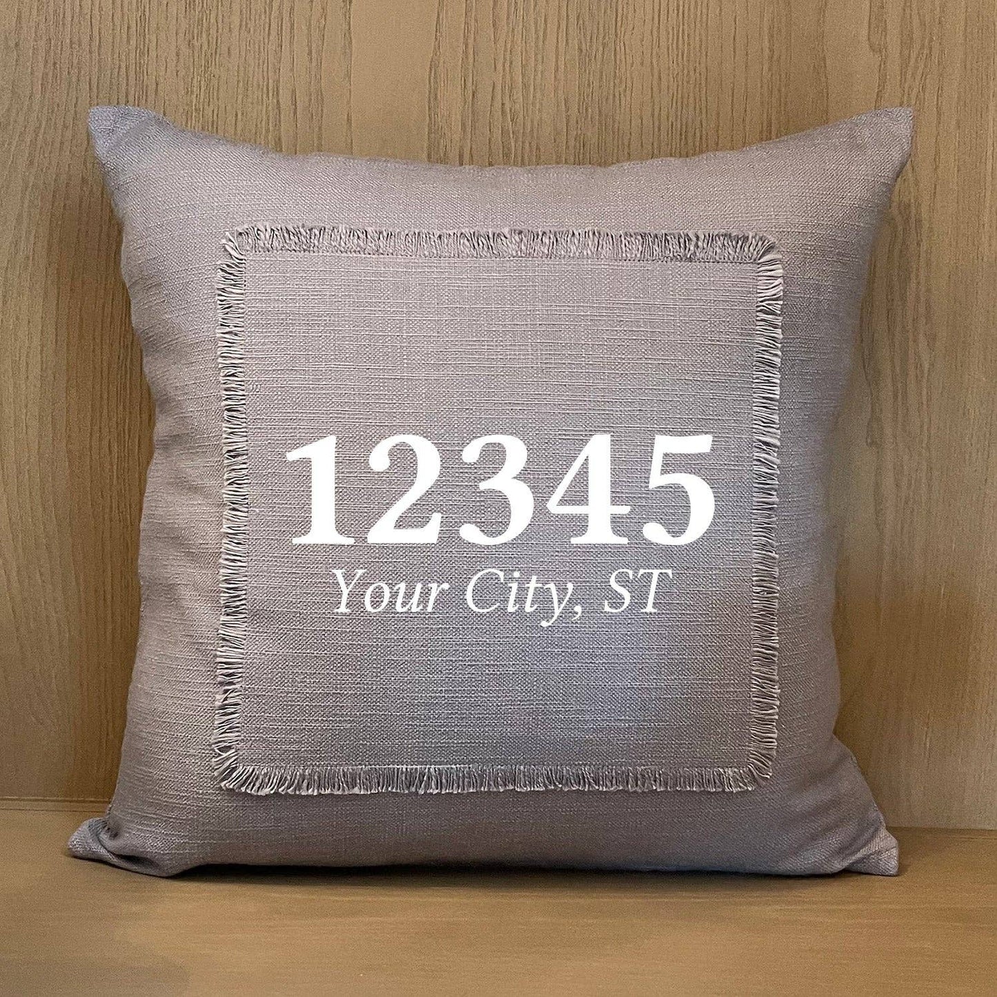 23457 Virginia Beach Natural or Grey Pillow Cover & Insert