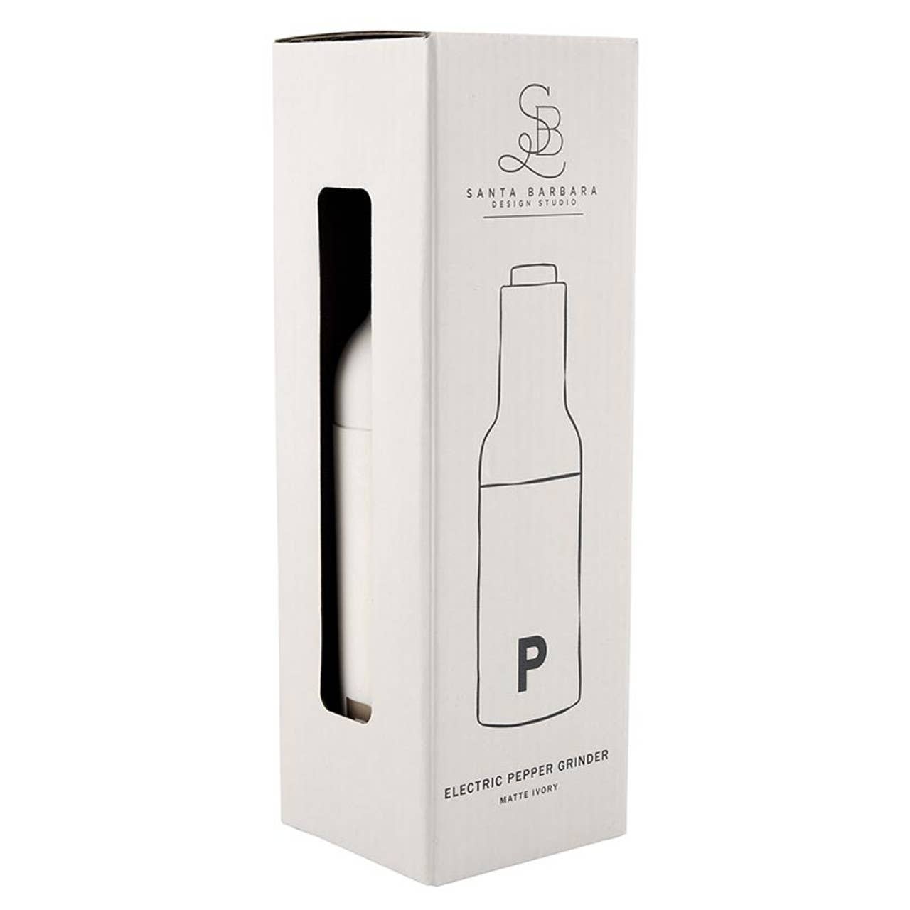 Electric Pepper Grinder - Matte Ivory