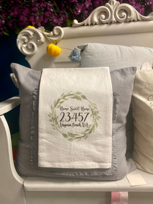 Virginia Beach 23457 - Cotton Tea Towel