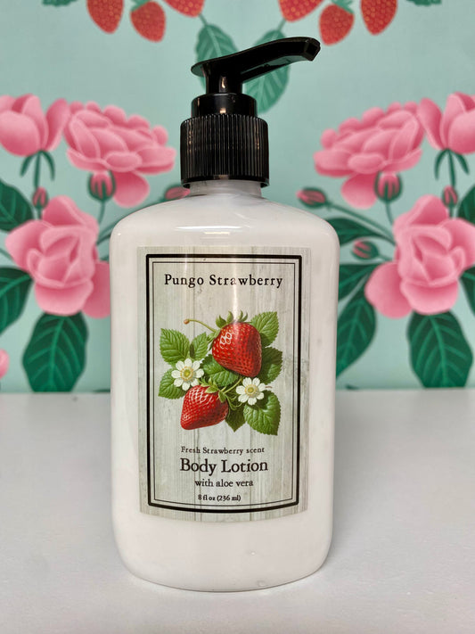 Pungo Strawberry Farm Market Strawberry Body Lotion 8 oz