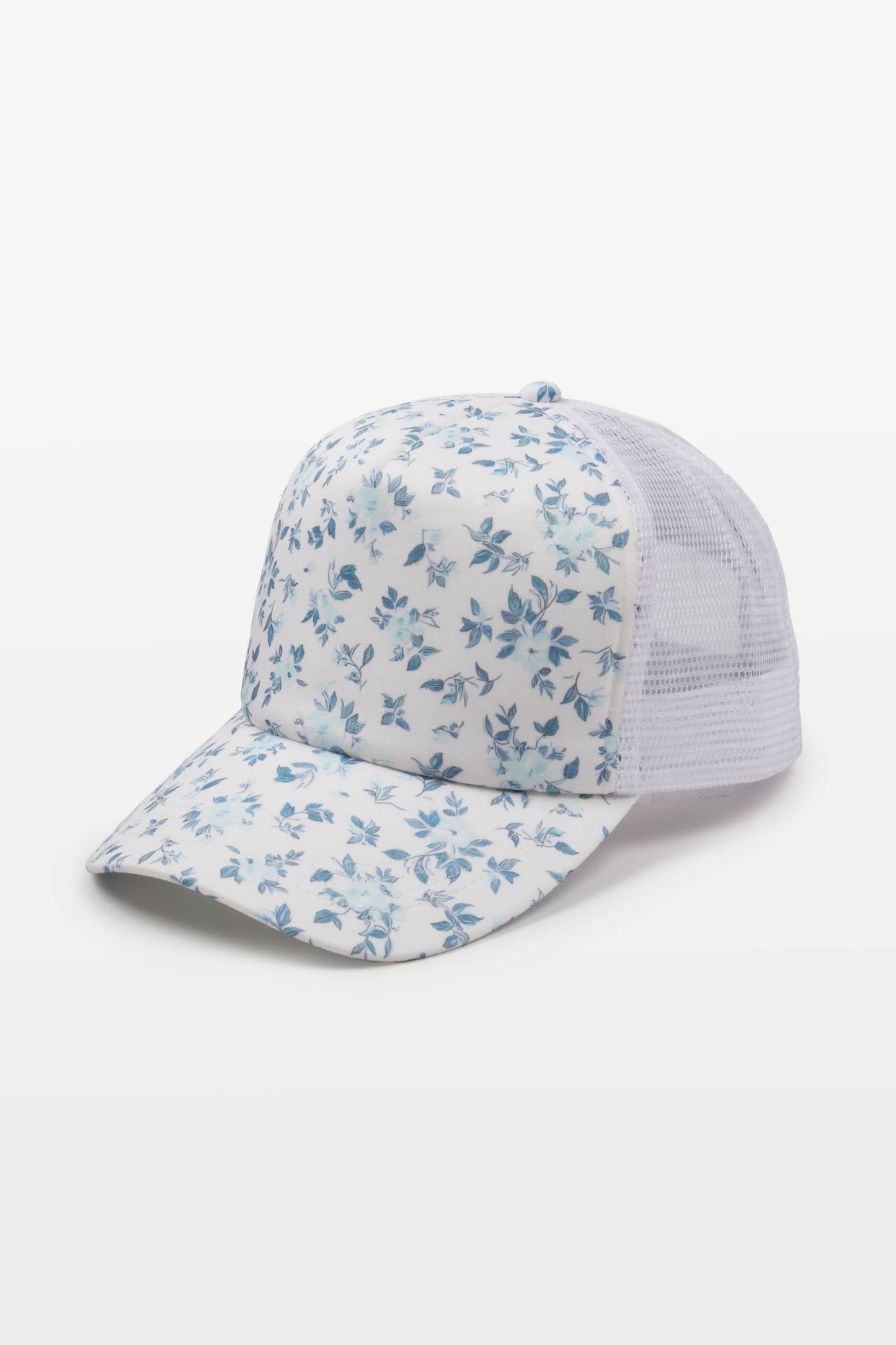 FLORAL PRINT FOAM TRUCKER HAT