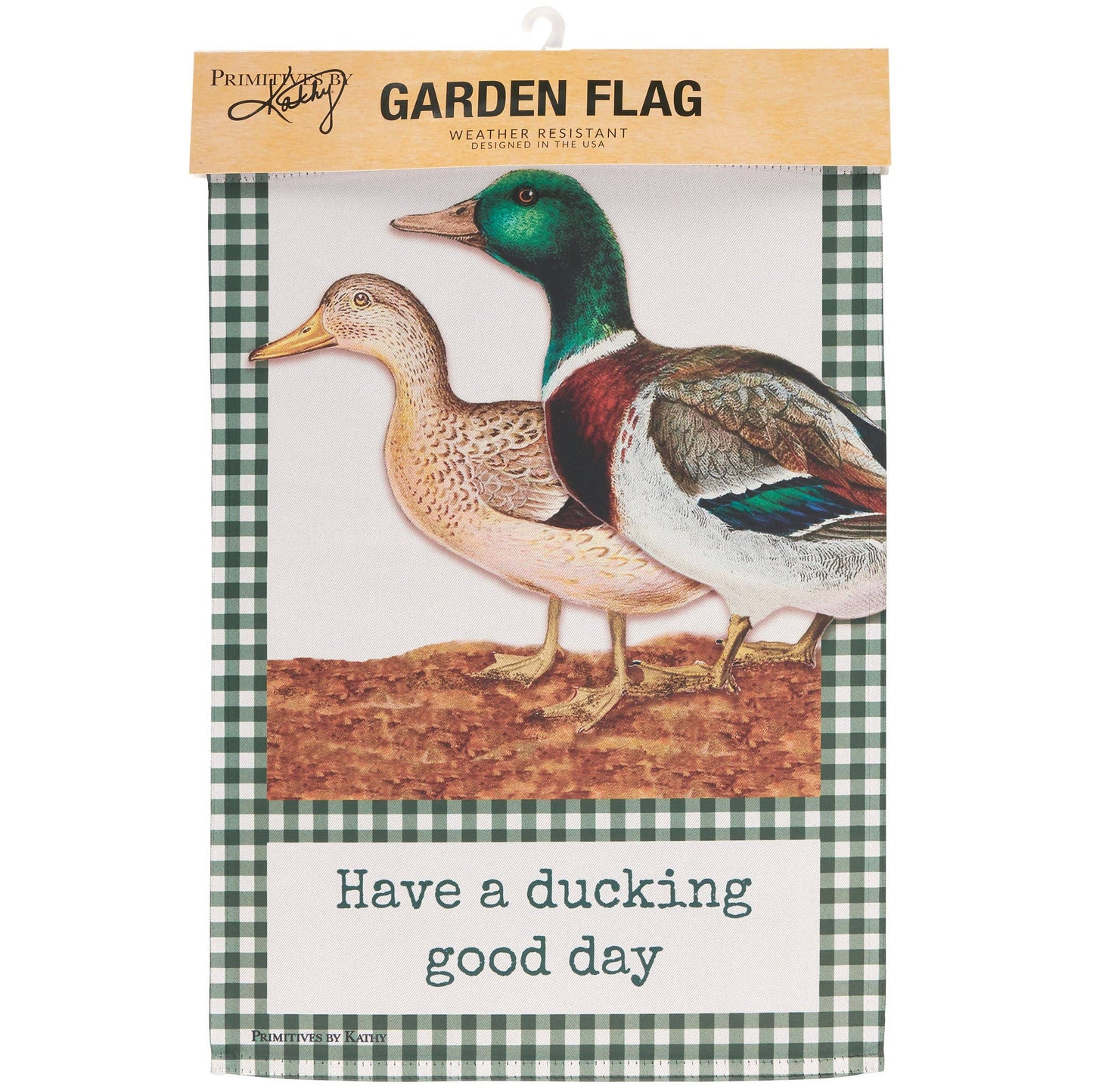 A Ducking Good Day Garden Flag