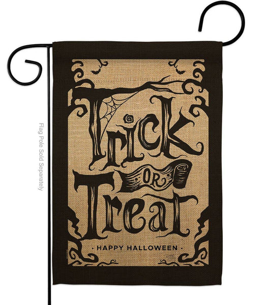 Halloween Trick Falltime Decor Flag