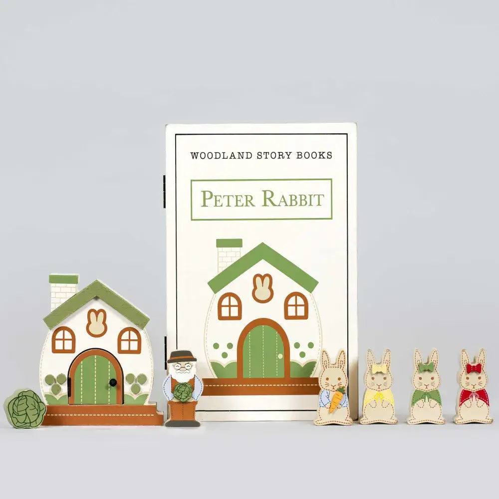 11965 - 8x12 woodland storybook s/6 (PETER RABBIT)  Gift Set
