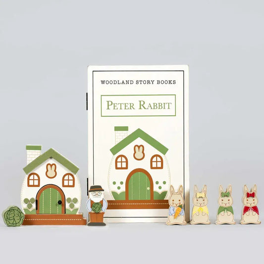 11965 - 8x12 woodland storybook s/6 (PETER RABBIT)  Gift Set