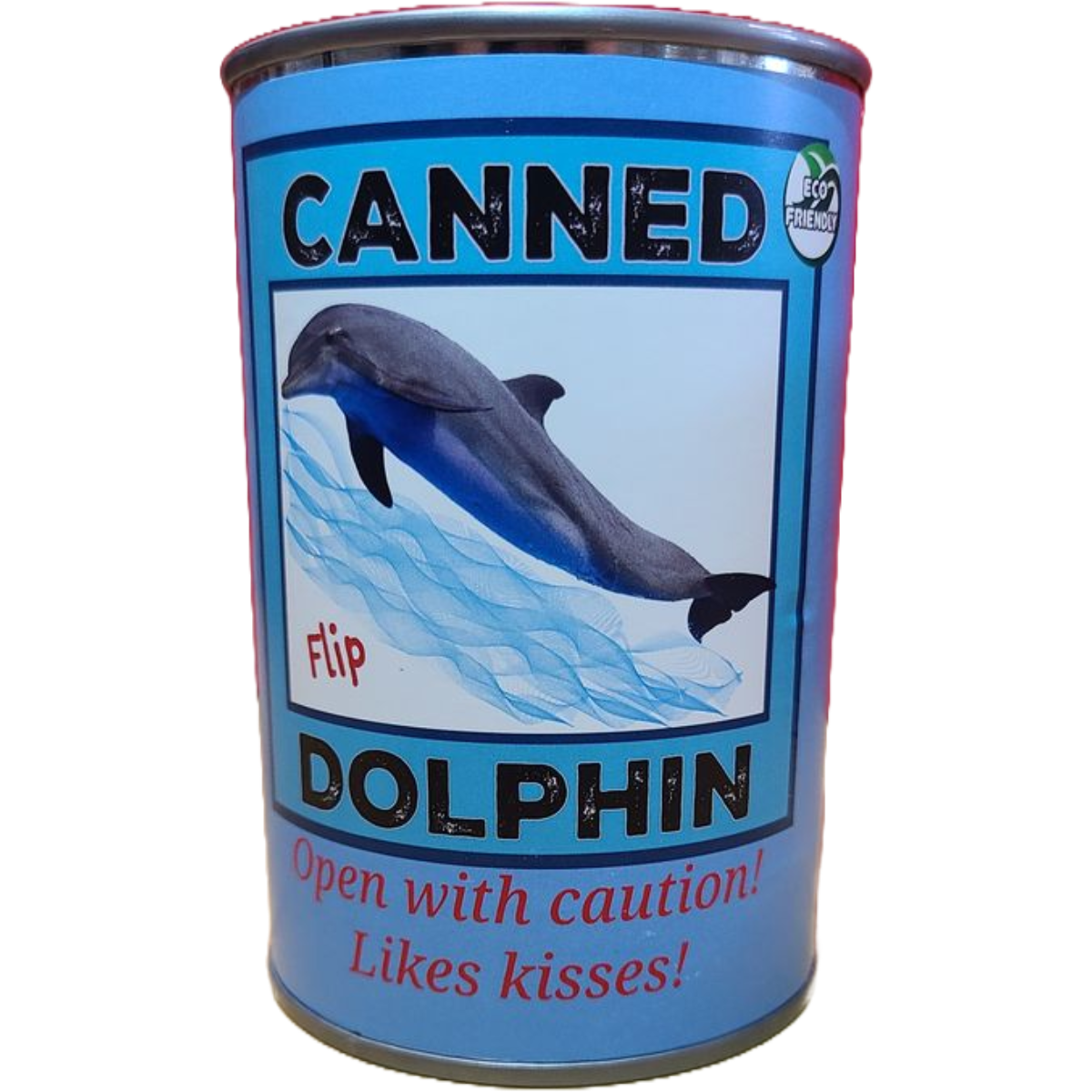 Flip the Canned Dolphin | Stuffed Animal Plush w/Jokes |Gift