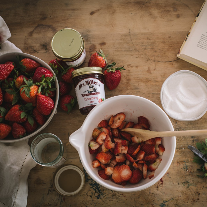 Strawberry Jam Jar