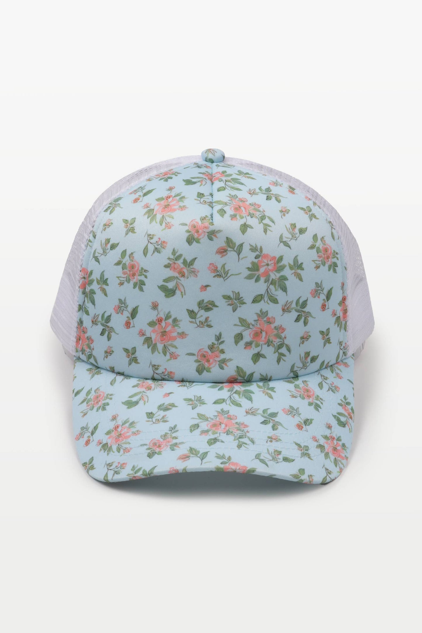 FLORAL PRINT FOAM TRUCKER HAT