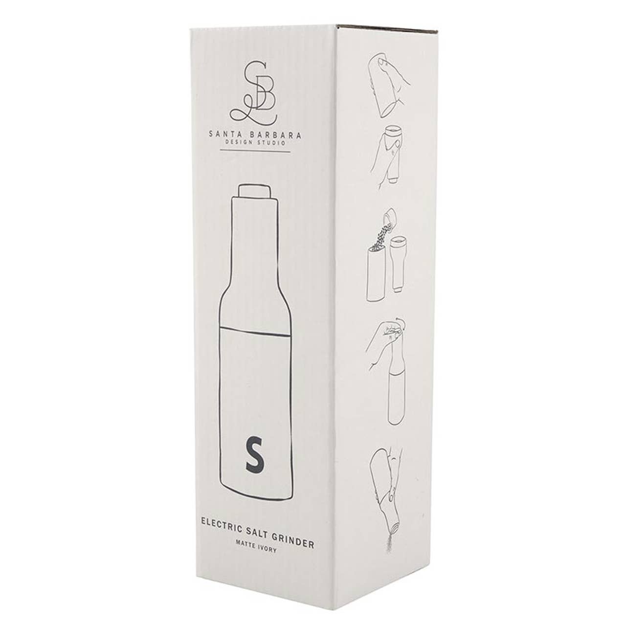 Electric Salt Grinder - Matte Ivory