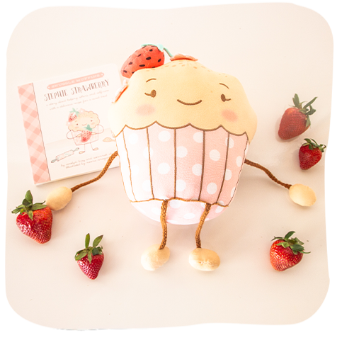 Snuggle Muffins: Stephie Strawberry Book + Toy Set