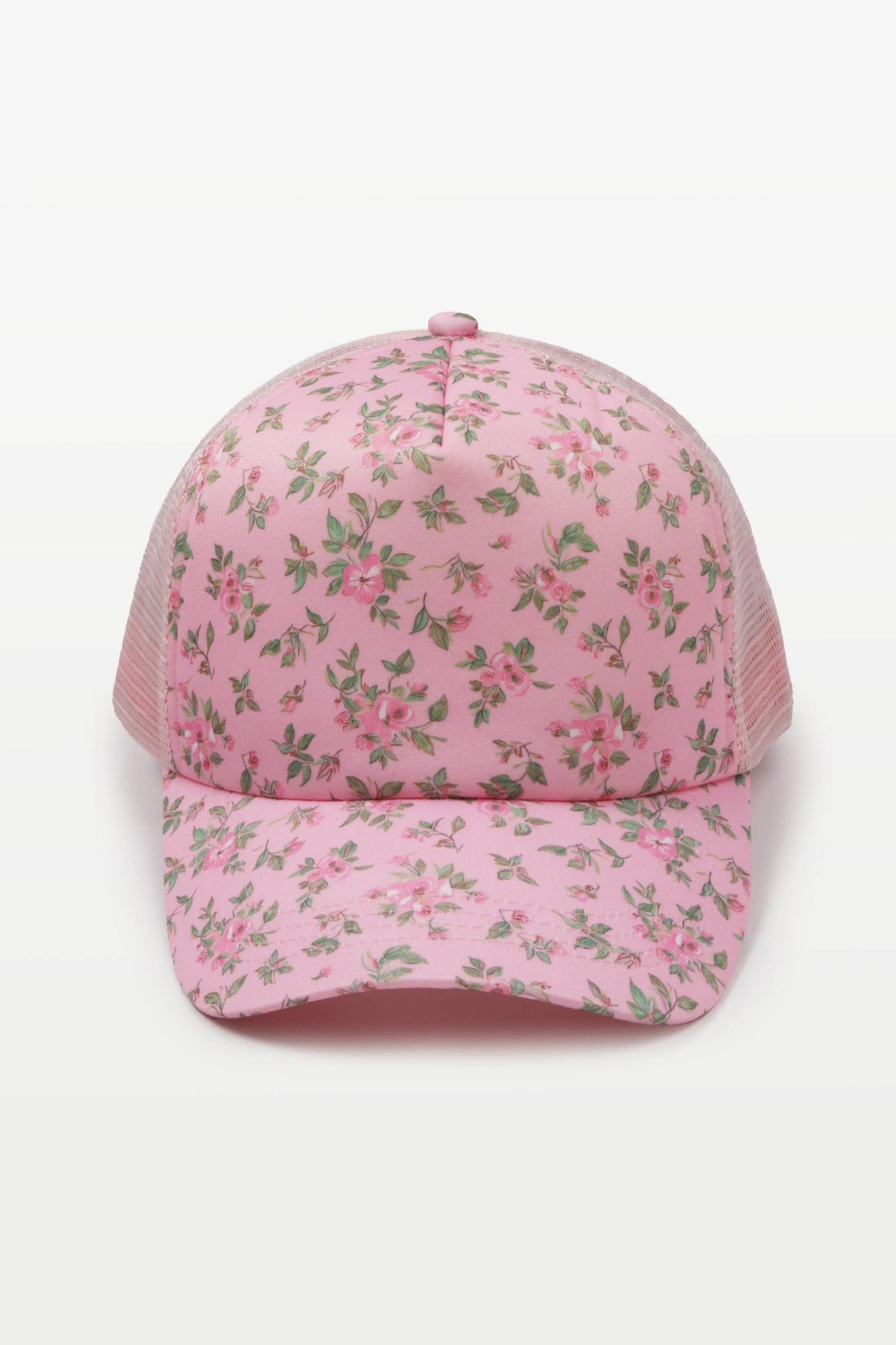 FLORAL PRINT FOAM TRUCKER HAT