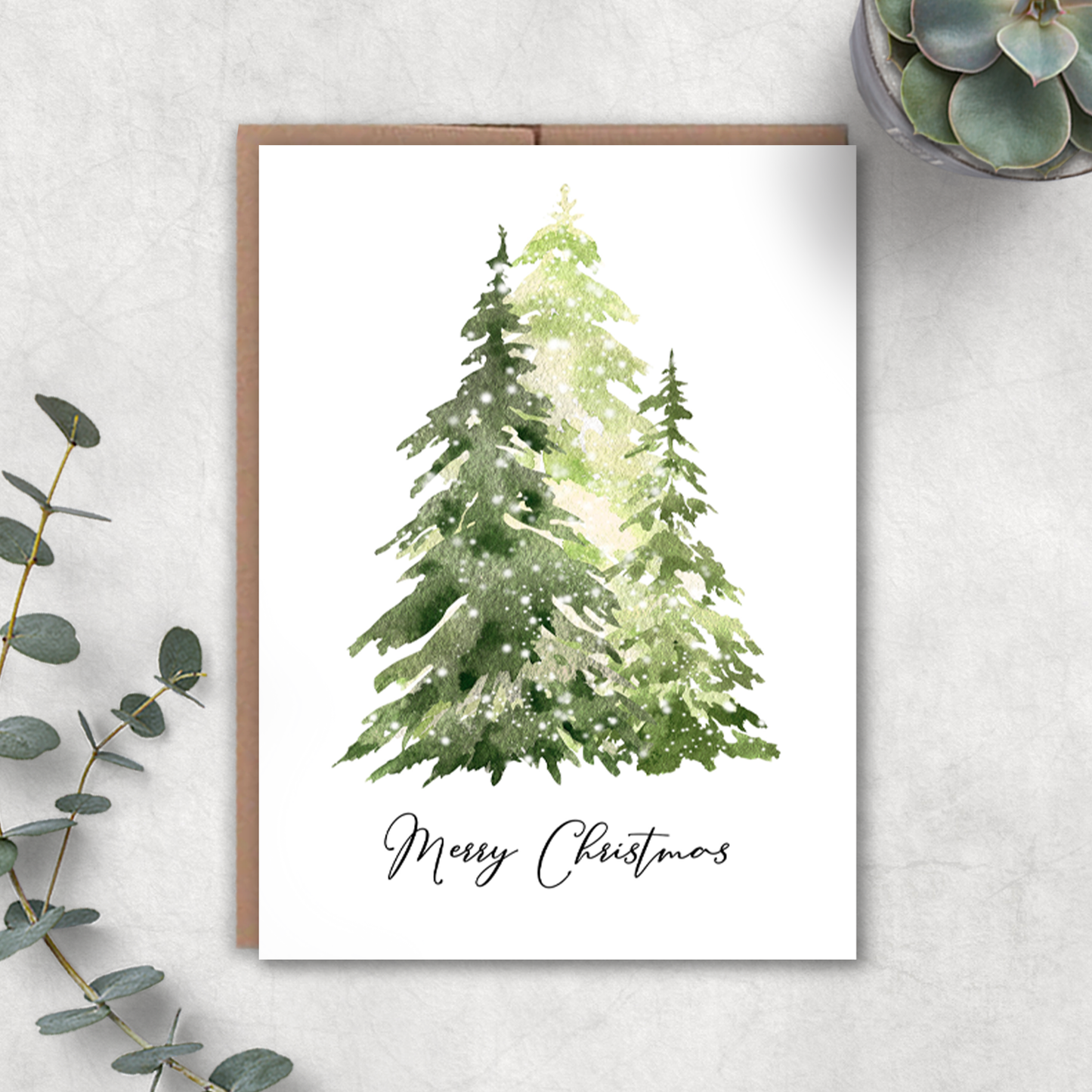 Merry Christmas Card - Blank